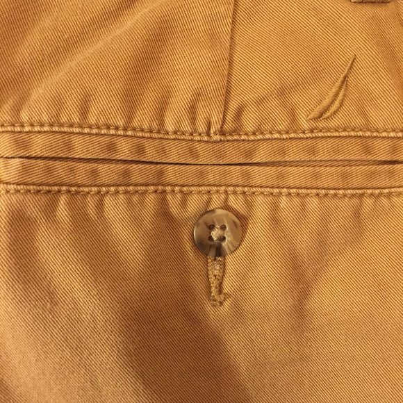 Nautica Flat-Front Tan Khakis - Picture 5 of 5